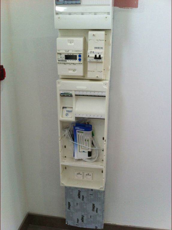 Coffret VDI en place