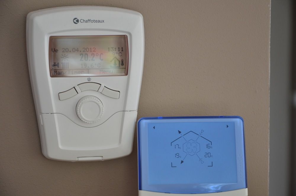diffrence de temprature extrieure entre VMC et chaudire : 16 vs 9C