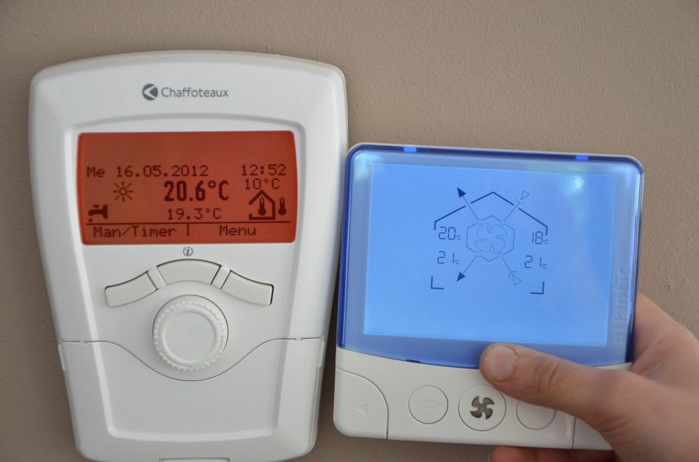 diffrence de temprature extrieure entre VMC et chaudire : 18 vs 10C - RECORD BATTU