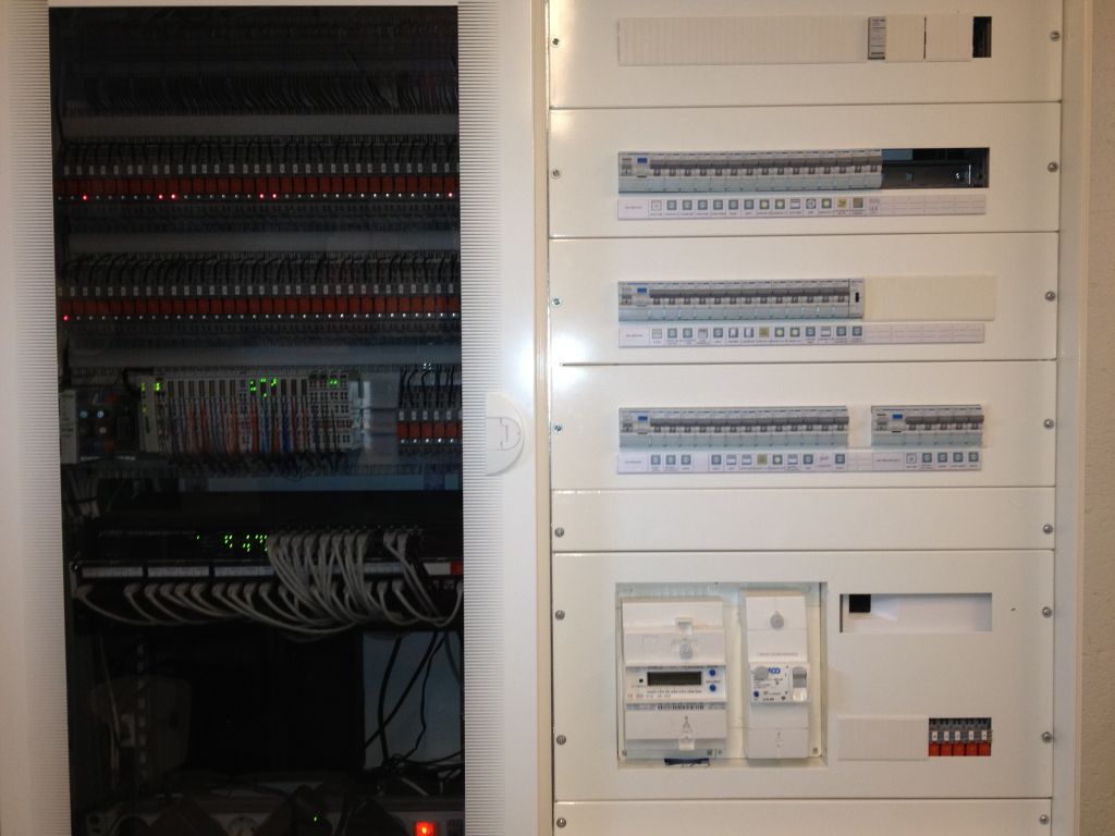 Armoire domotique, VDI et électrique