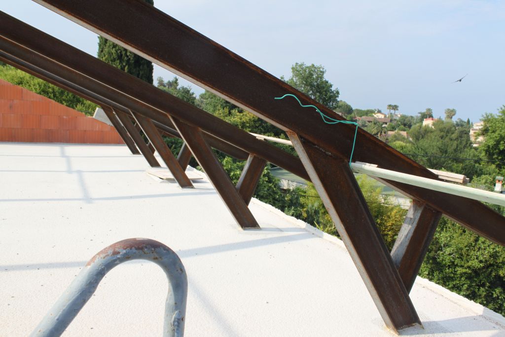 D�tail charpente des combles