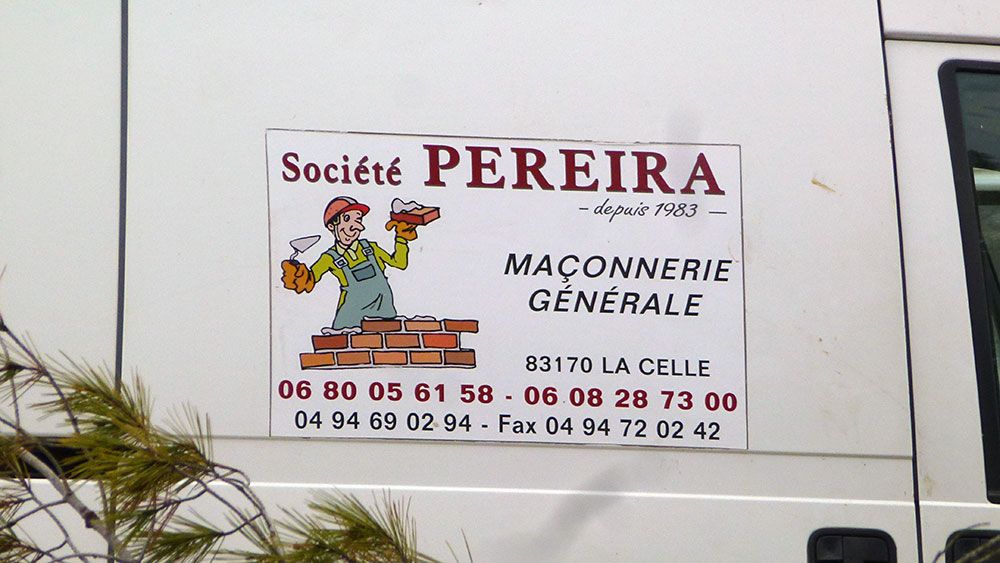 Socit Pereira, maonnerie gnrale  La Celle 83170