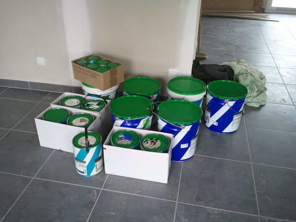 Peinture de chez Zolpan. Au boulot !