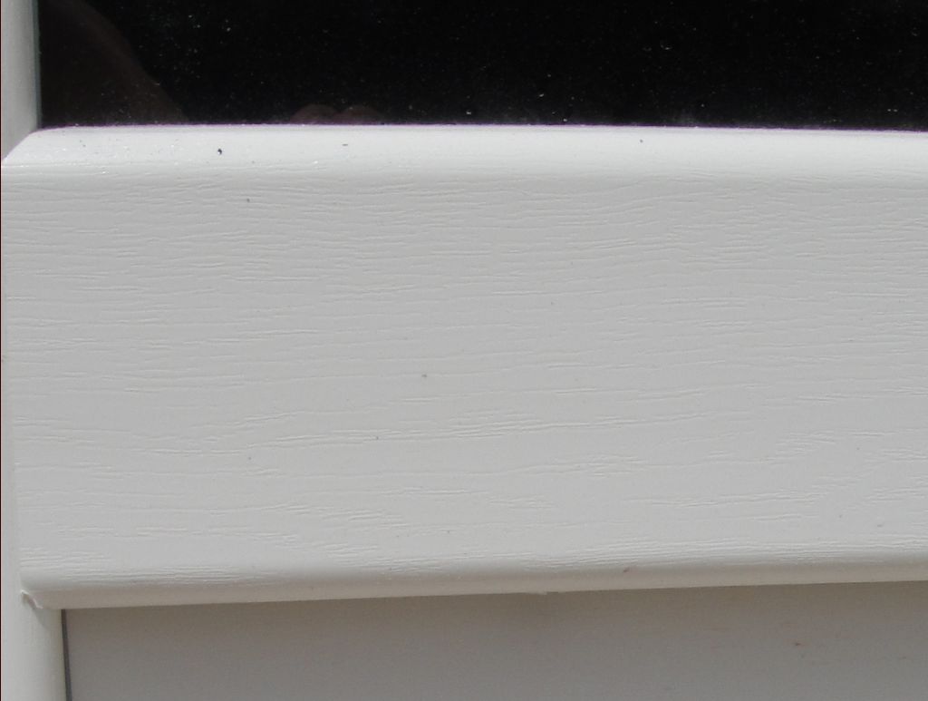 Aspect bois du blanc cérusé de nos menuiseries pvc