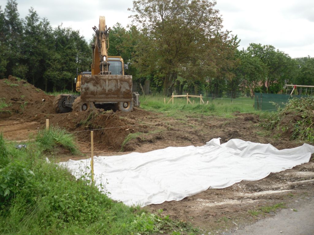 bache pour l'acces chantier