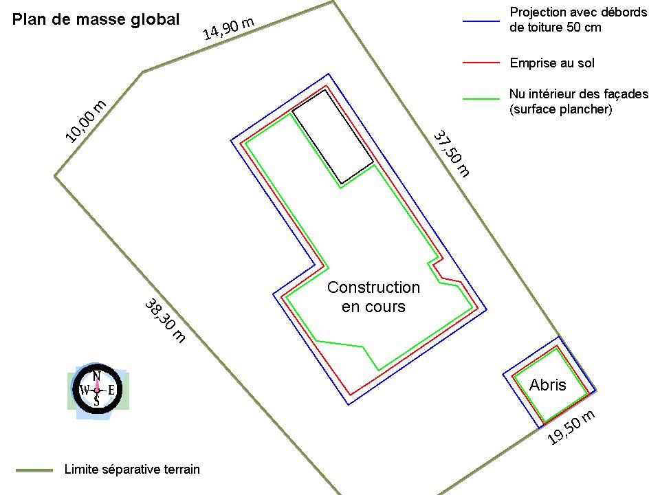 Dclaration Travaux - Plan de masse global