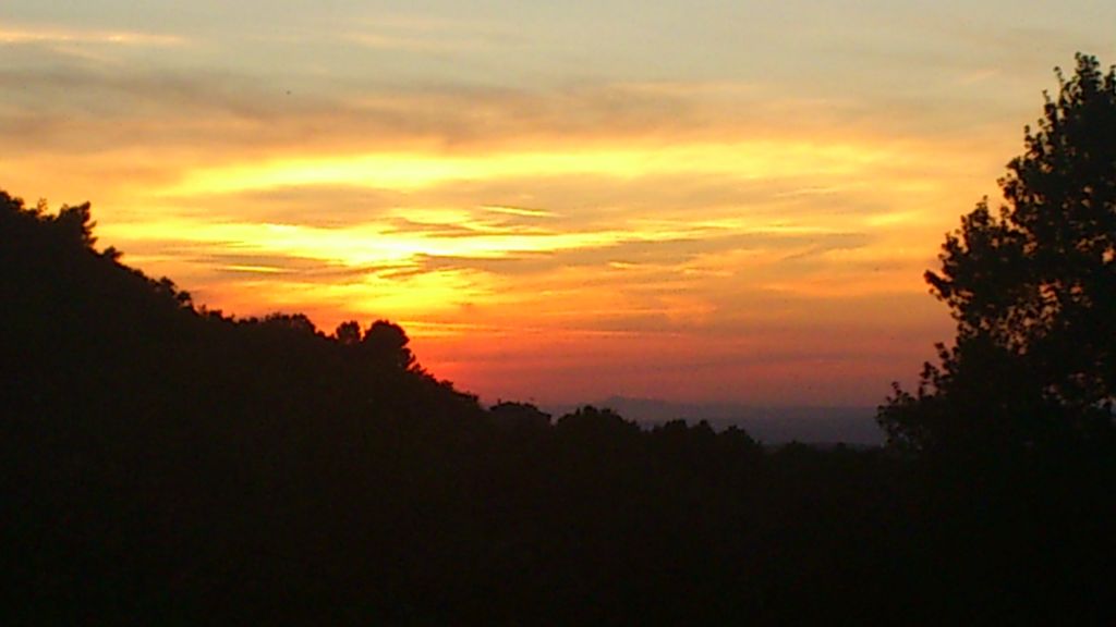 Tous les soirs de jolies coucher de soleil