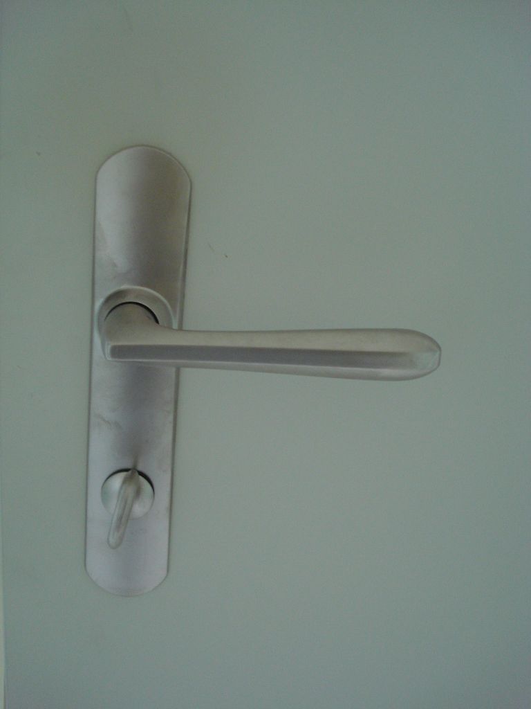Mise en place des poign�es salle des bains et WC