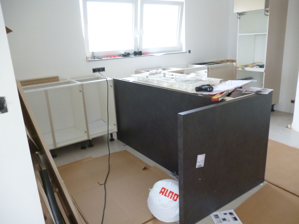 Cuisine en cours de montage