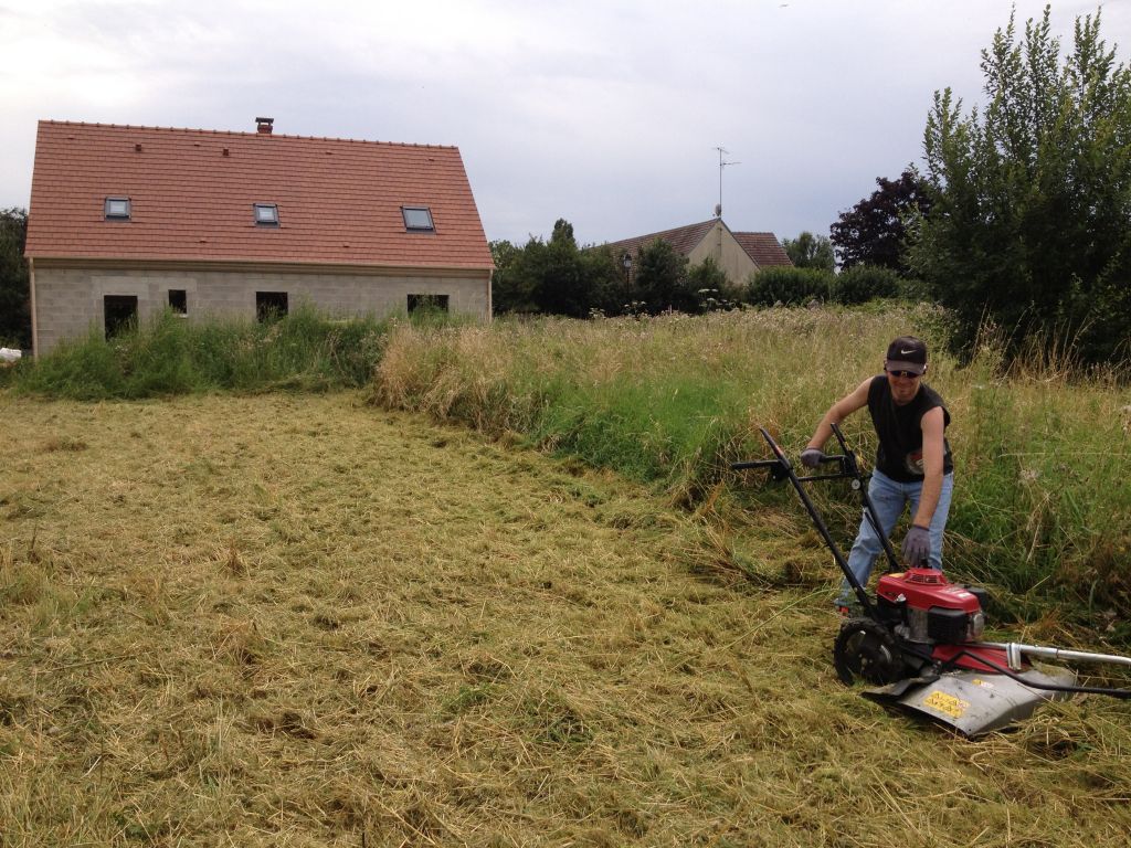 4 heures de boulot quand même, heureusement qu'il faisait beau ^^