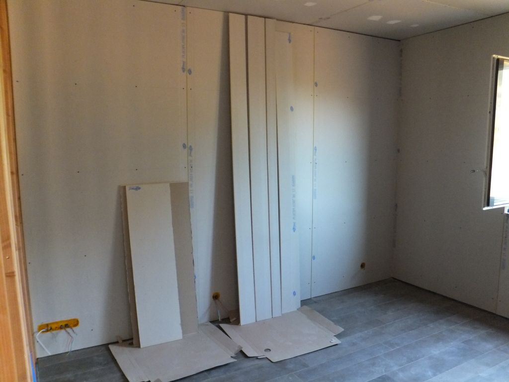Chambre fini : Carrelage   placo