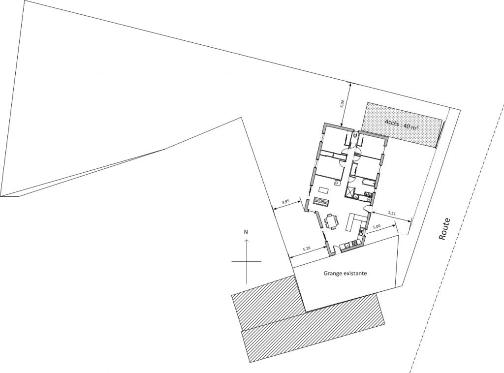 plan terrain et implantation - ancienne version