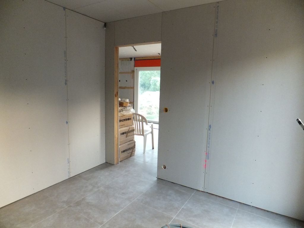 Mur du cellier fini