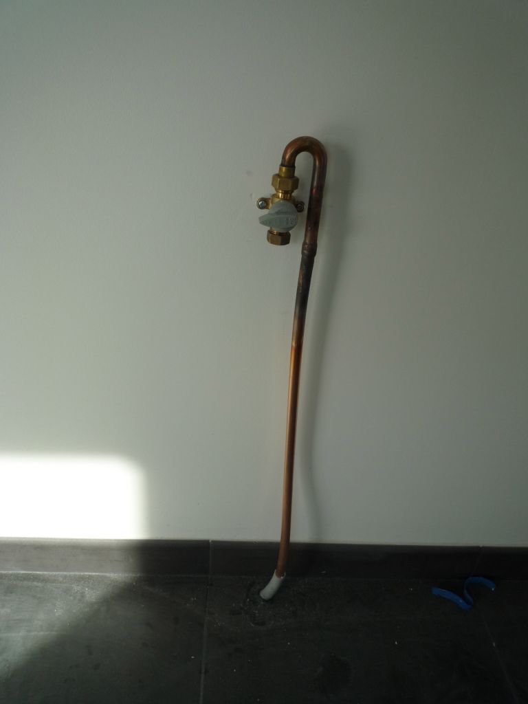 Conduite de gaz prête à fonctionner