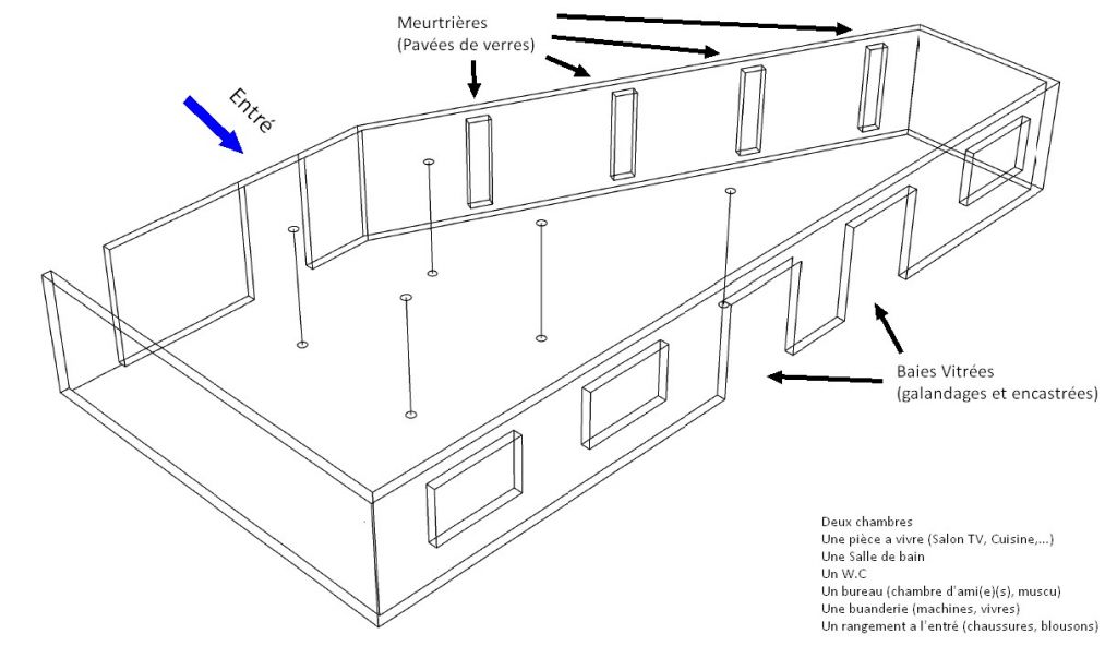 Plan 3D maonnerie