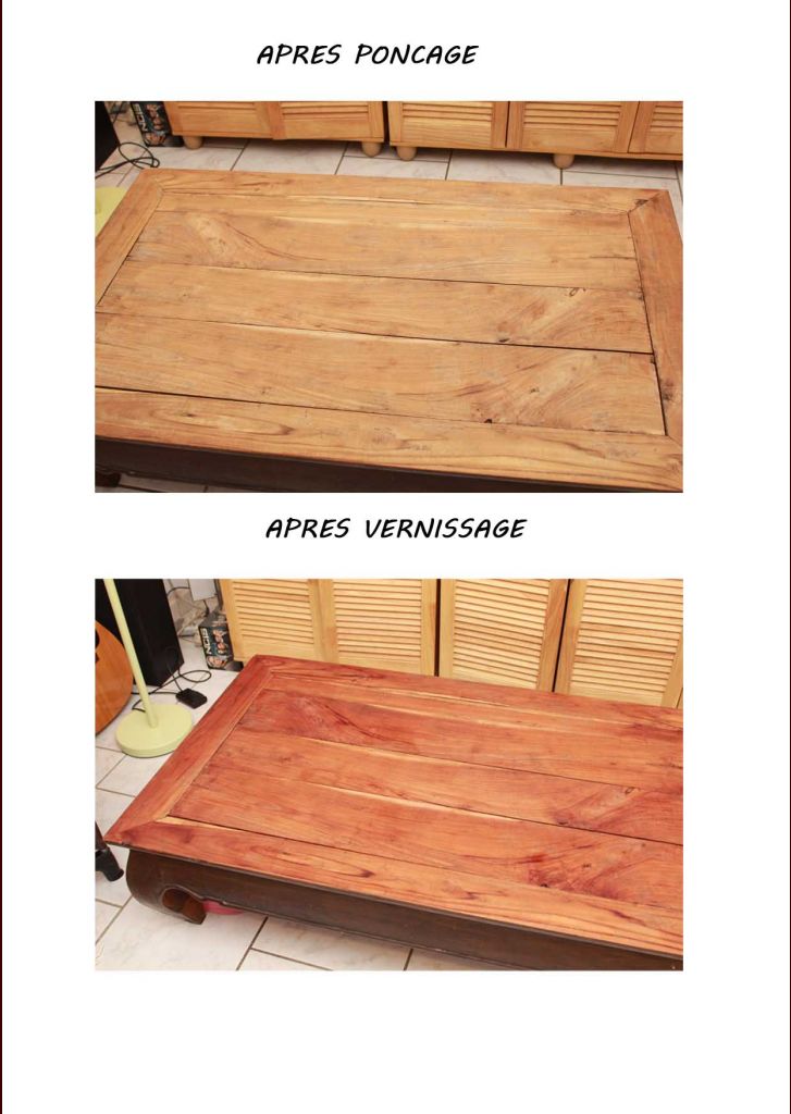 Photo table basse dcoration