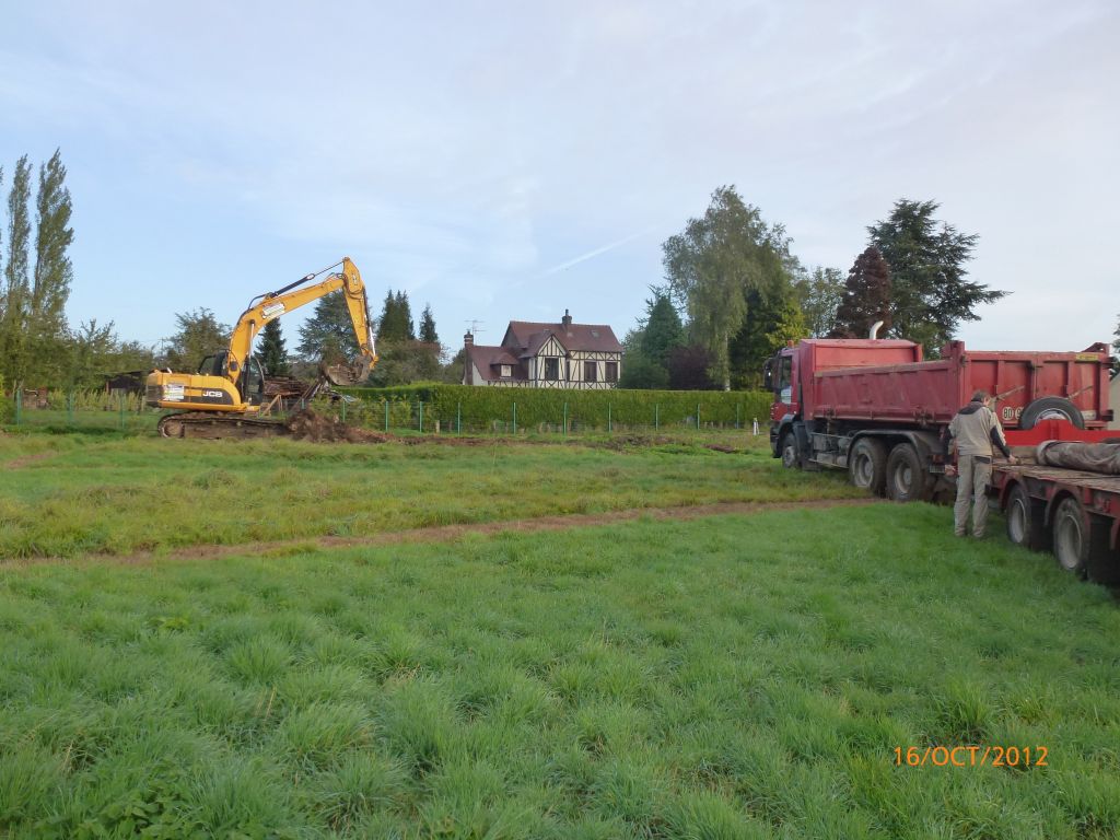 dbut du terrassement