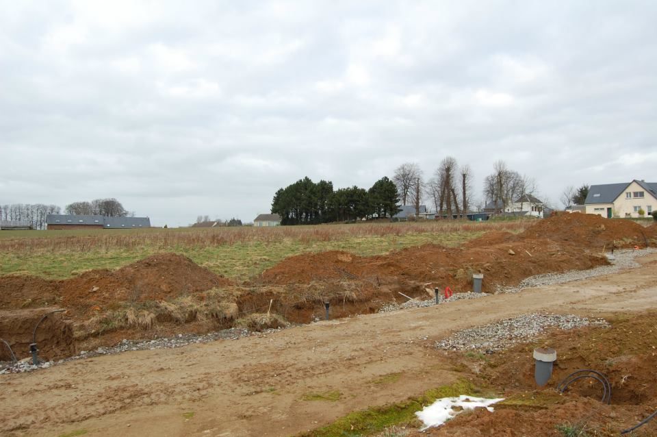 Mercredi 15 Fvrier 2012 : Vue vers notre terrain, direction plein Nord !