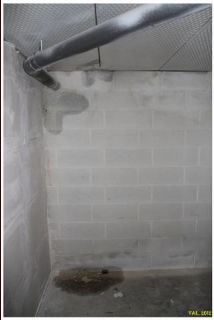infiltration d'eau dans les plaques beton du sous sol...