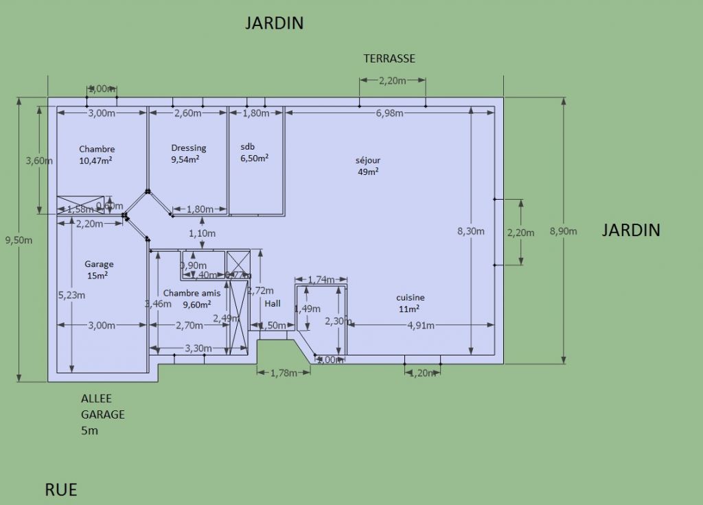 Plan de notre future maison