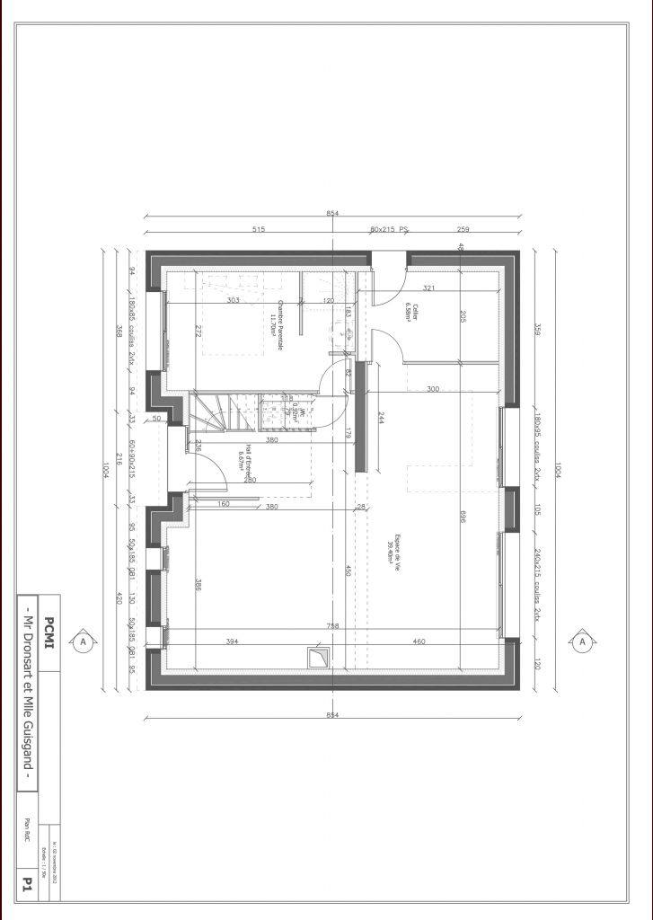 plan du R.D.C