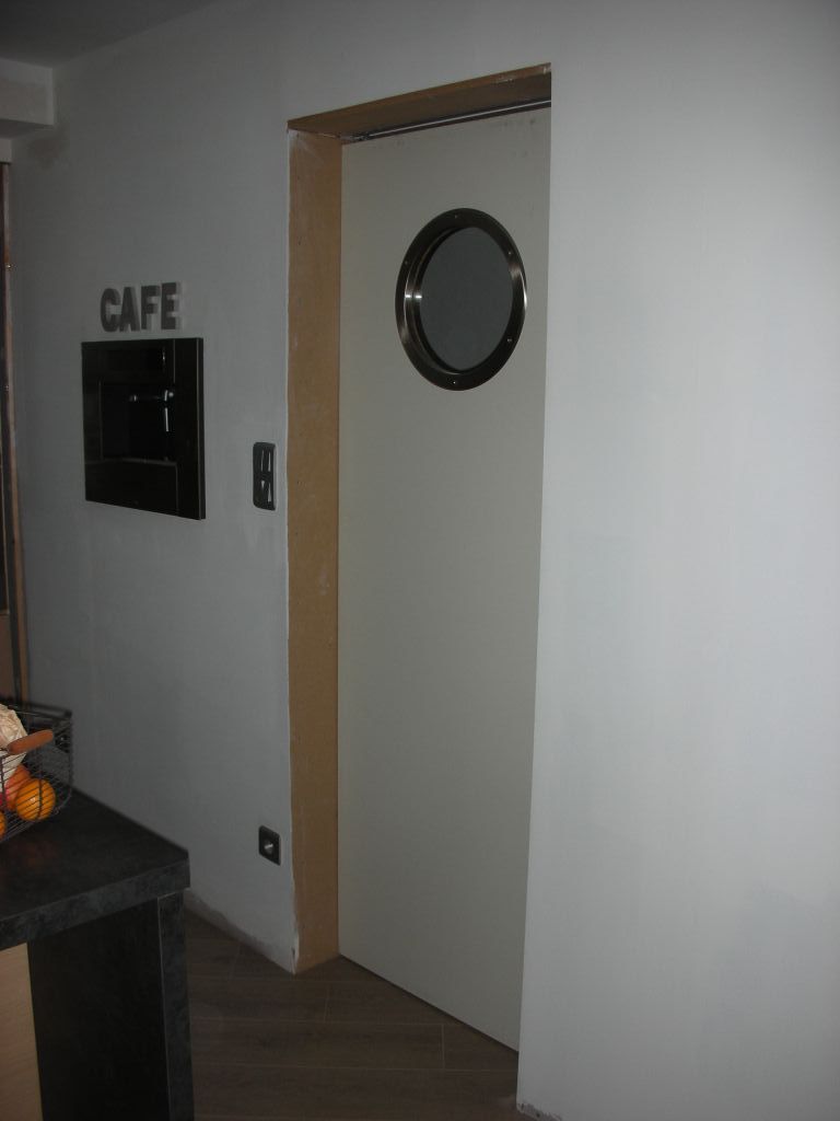 Porte coulissante de la cuisine
