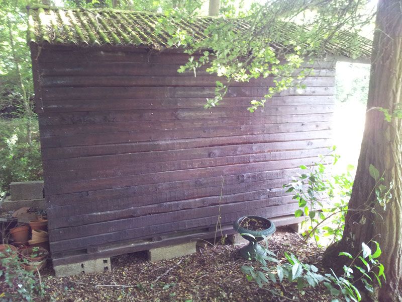 Abri de jardin  dmonter pour le remonter  la fin des travaux