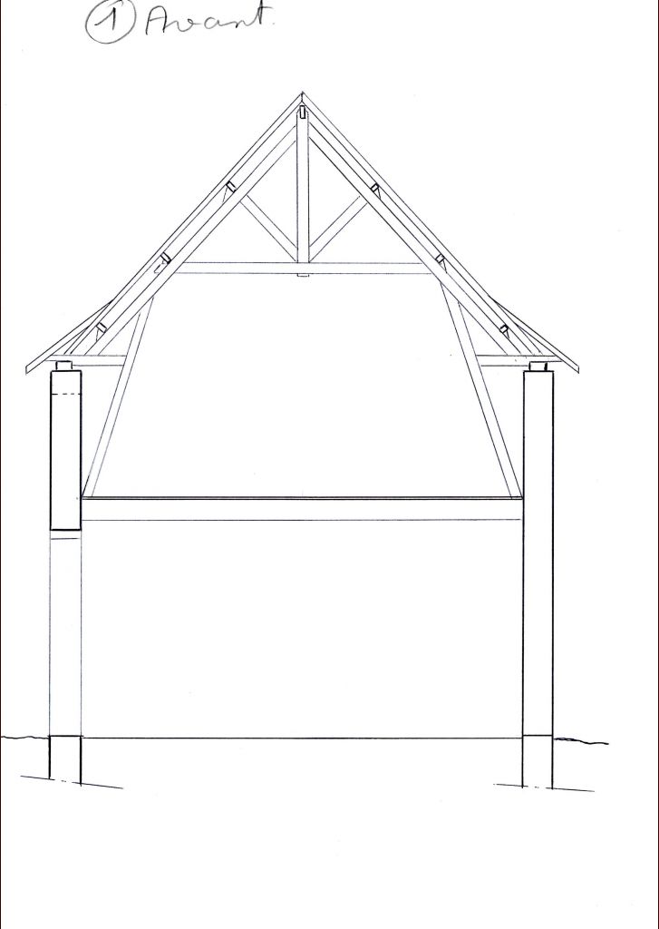 plan charpente avant