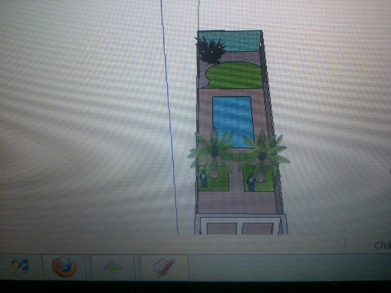 Voici notre projet pour le jardin. 
<br />
Terrasse de 50 m2 plus le tour de la piscine, soit environ 75 M2. L'<a href=