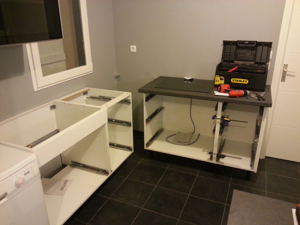 Angle vide et plaque de cuisson