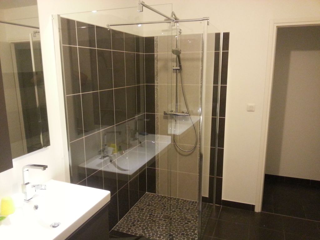 Douche italienne terminée