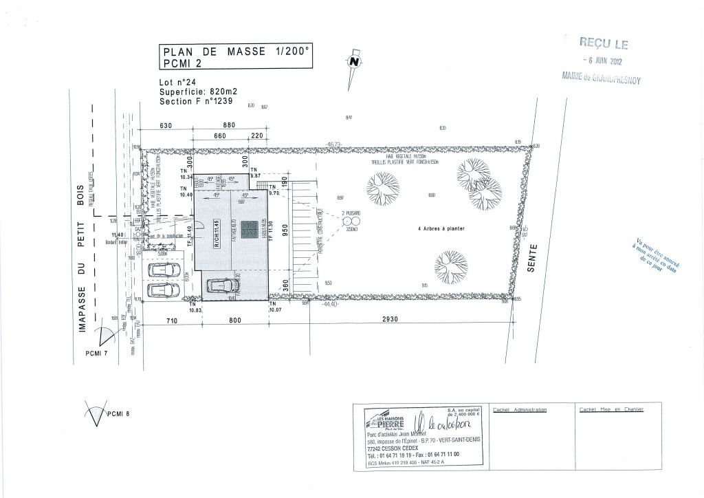 Plan de masse PC2