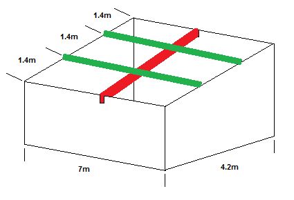 Plan charpente du garage