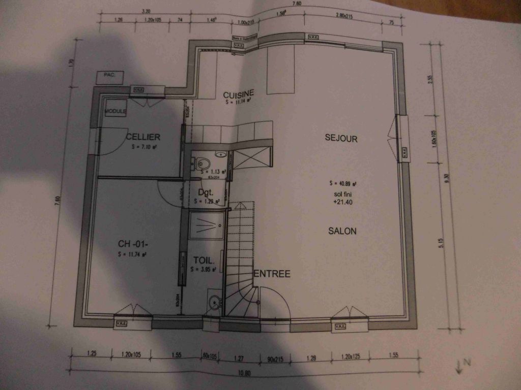 plan rez de chausse