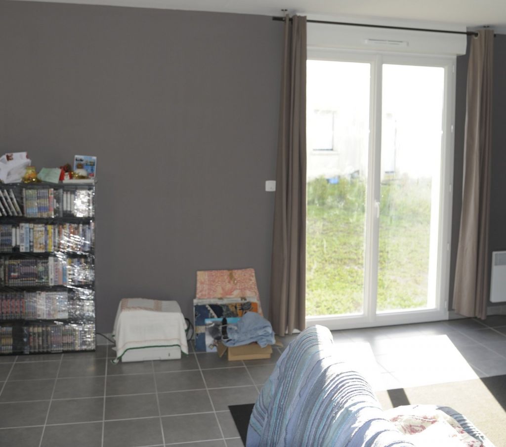 salon peinture couleur real taupe mat.