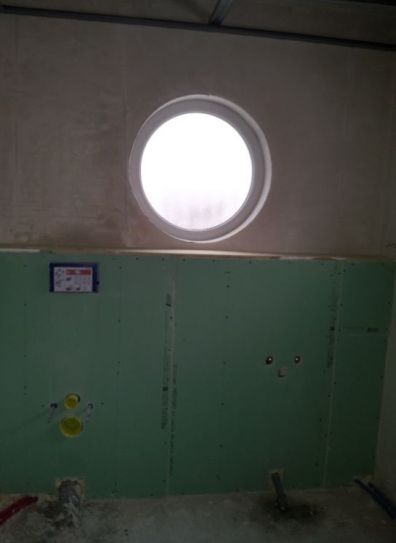 habillage toilettes dans la SDE du RDC