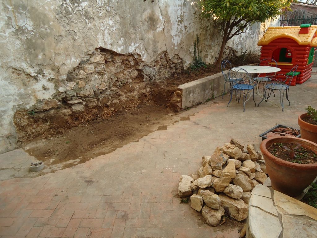 Emplacement du futur barbecue