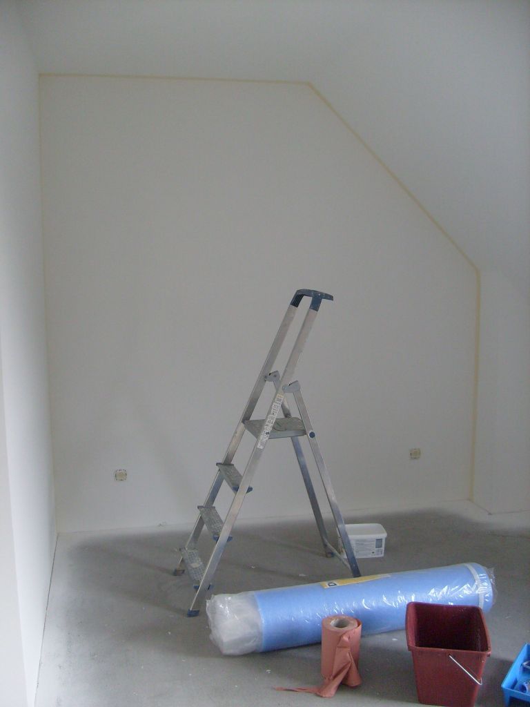 pr�paration d une deuxi�me chambre � l �tage