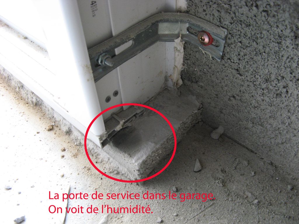 Comment réparer l'infiltration d'eau sous les baies vitrées? - 36 messages