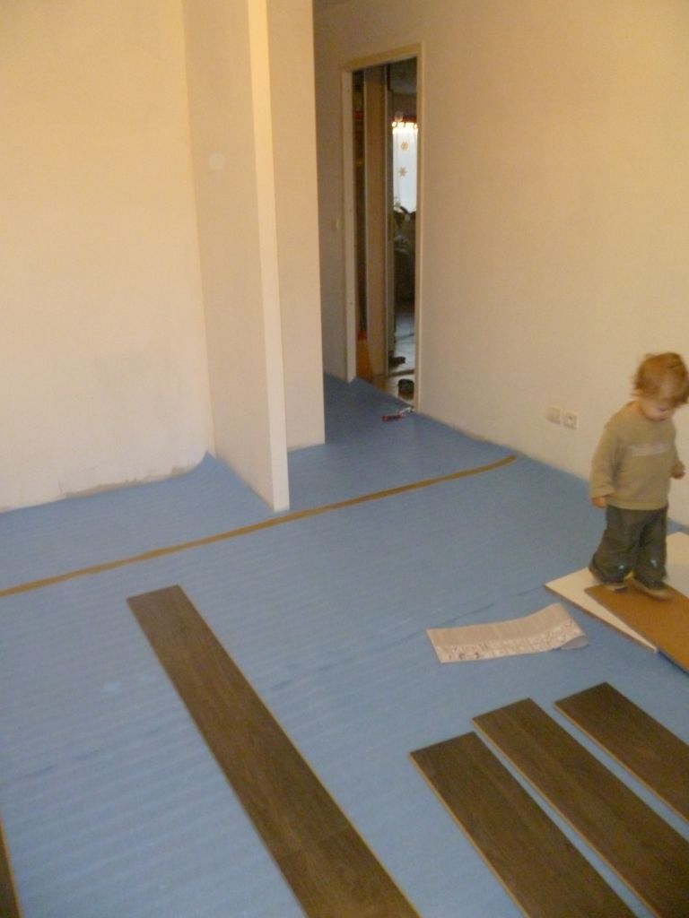 finitions de la chambre du bas