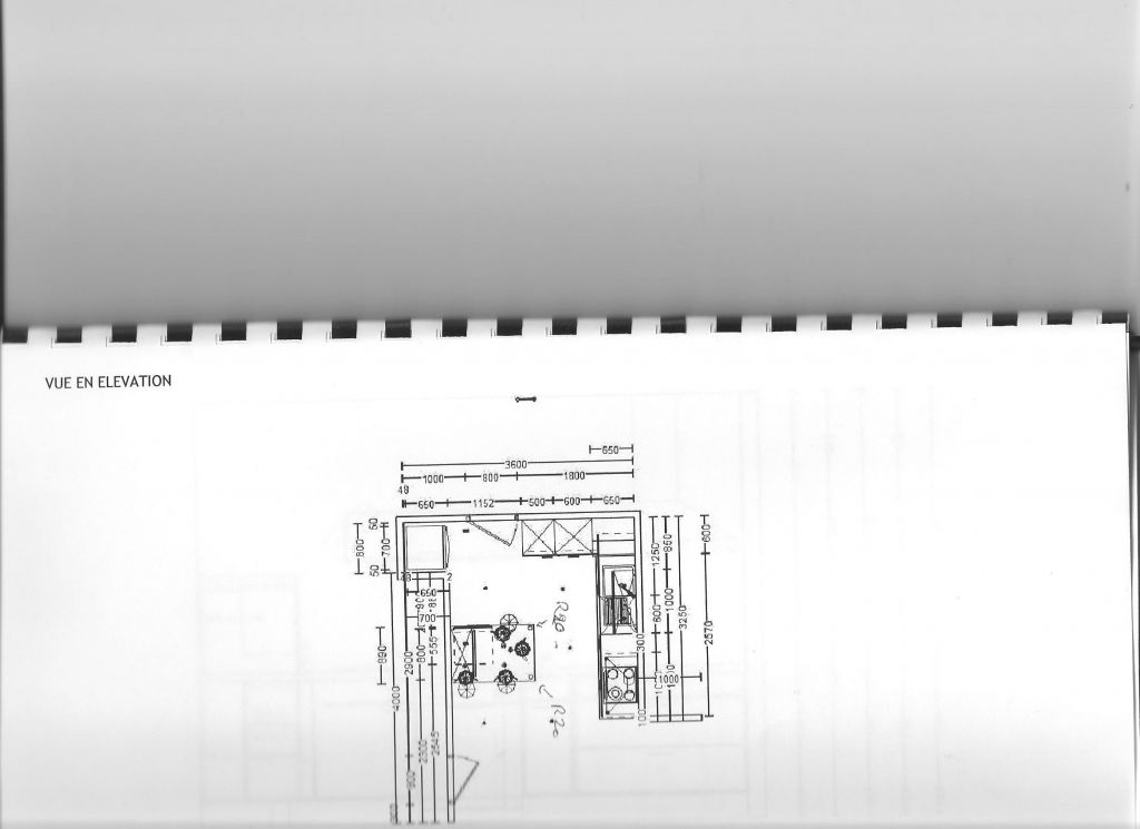 PLAN D'IMPLANTATION DE LA CUISINE