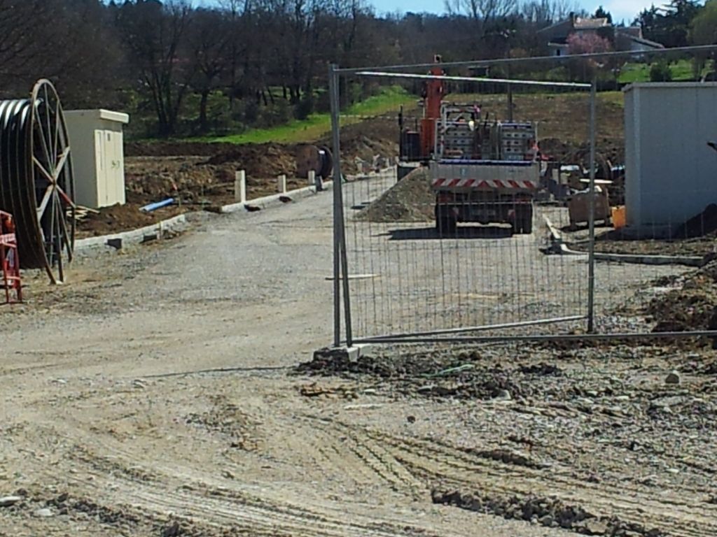 Entrée du lotissement