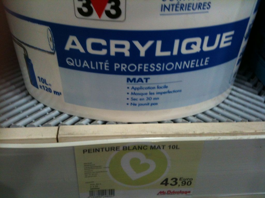 Choix peinture pour plafond