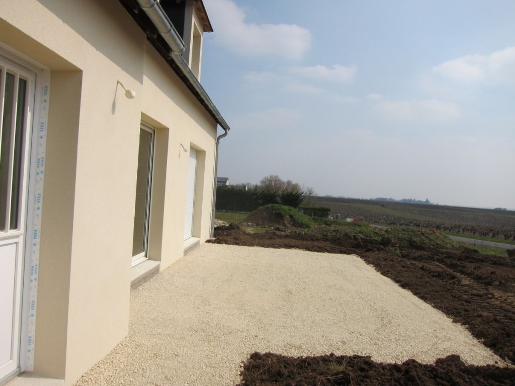 emplacement pour la terrasse