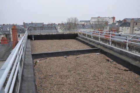 La terrasse avant travaux !