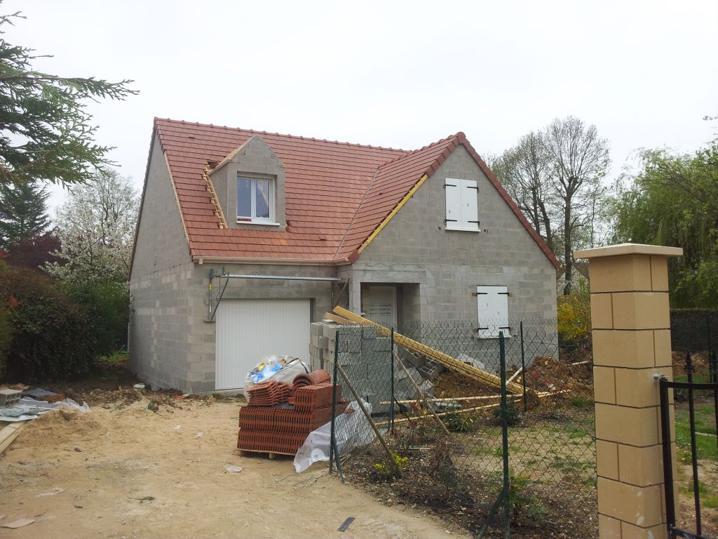 Maison avec la toiture