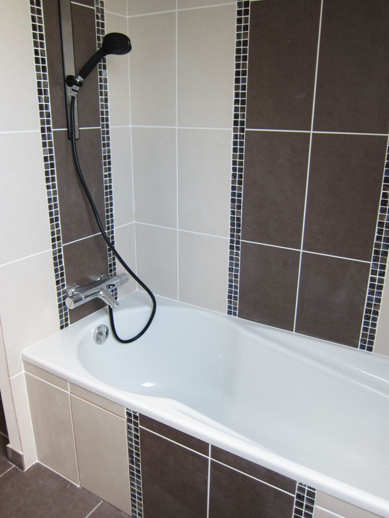 Vue de la baignoire/douche