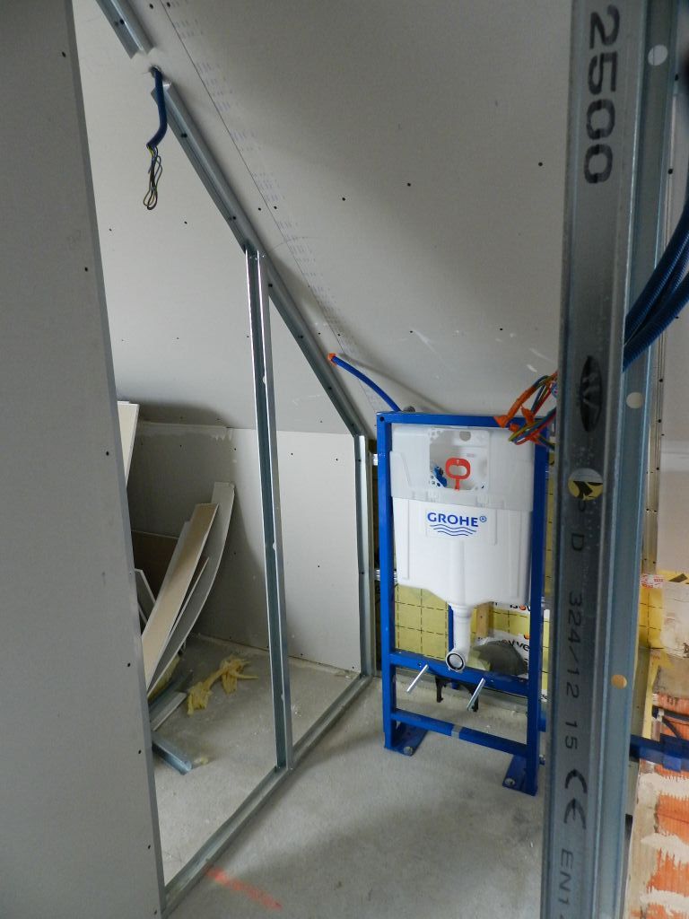 Pose du WC aujourd'hui