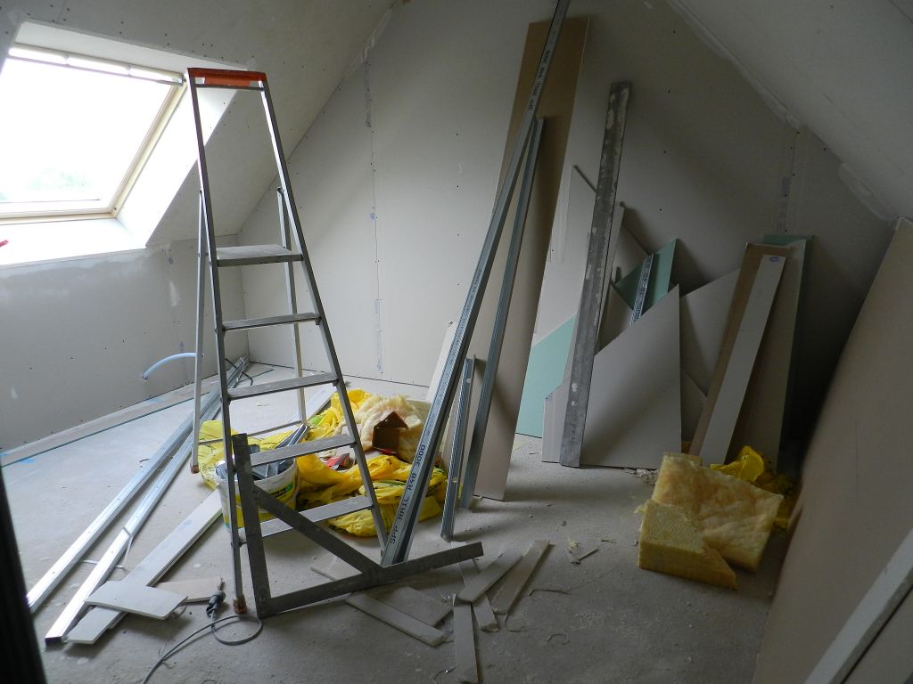 Placo dans chambre 4 termin�