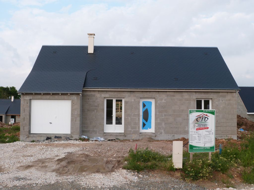 Voici la maison qui prend vraiment forme!!!